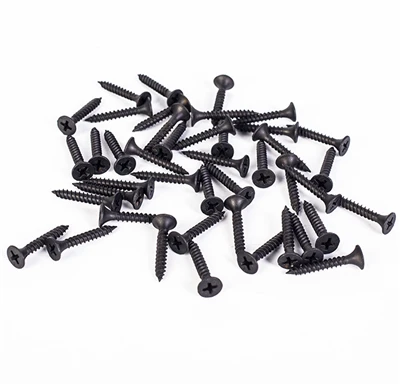 Gypsum Board & Metal Stud Fixing සඳහා කළු පොස්පේට් ඩ්‍රයිවෝල් ඉස්කුරුප්පු